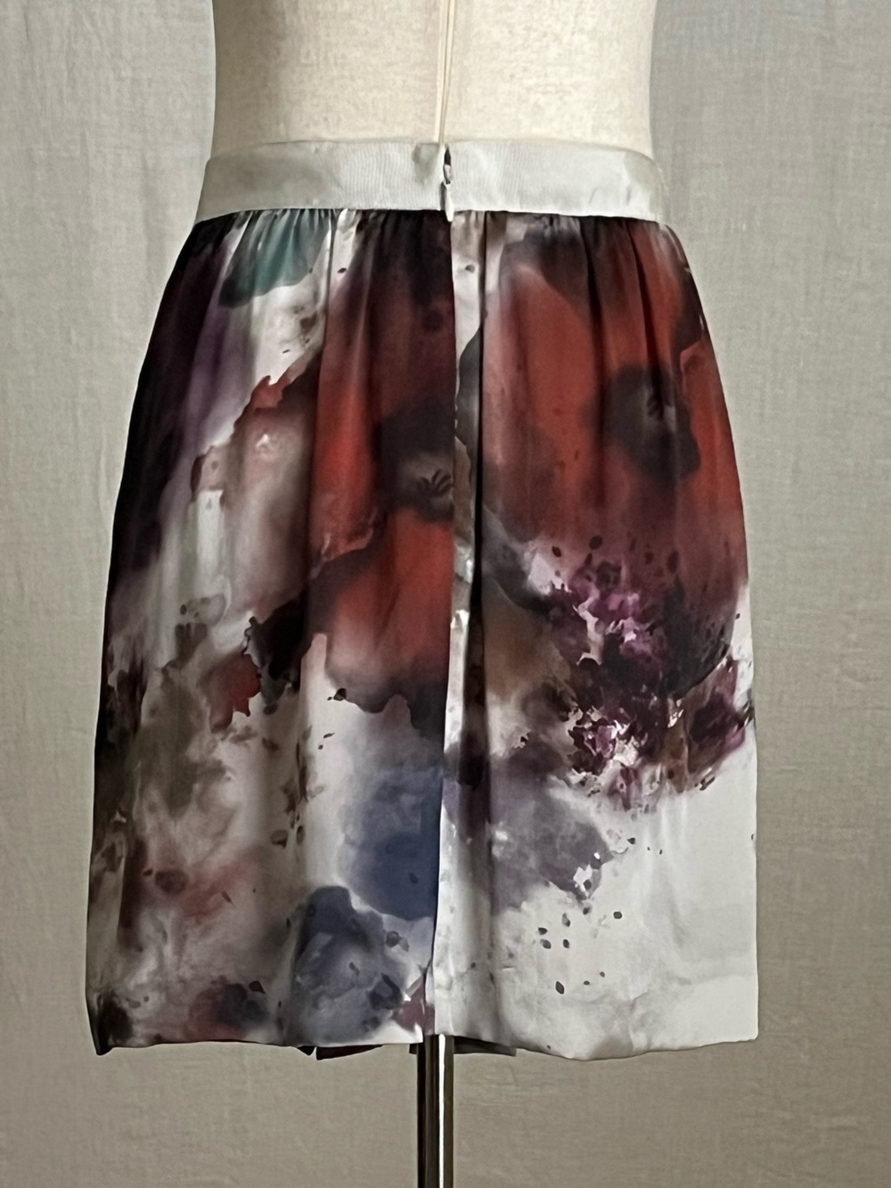 Cluny - Silk Mini Skirt - M - Picture 5 of 14